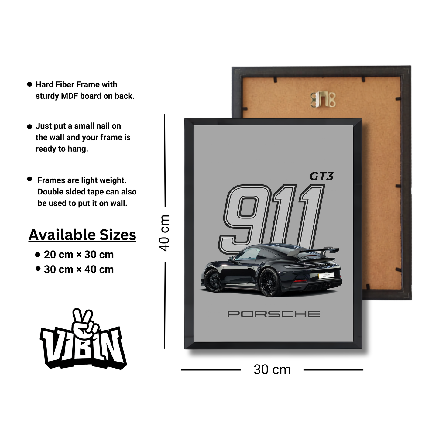 black porche 911 GT3 RS poster #5
