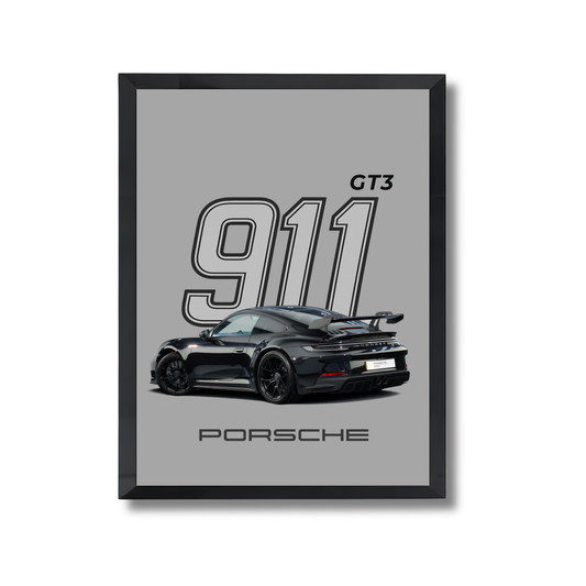 black porche 911 GT3 RS poster #5