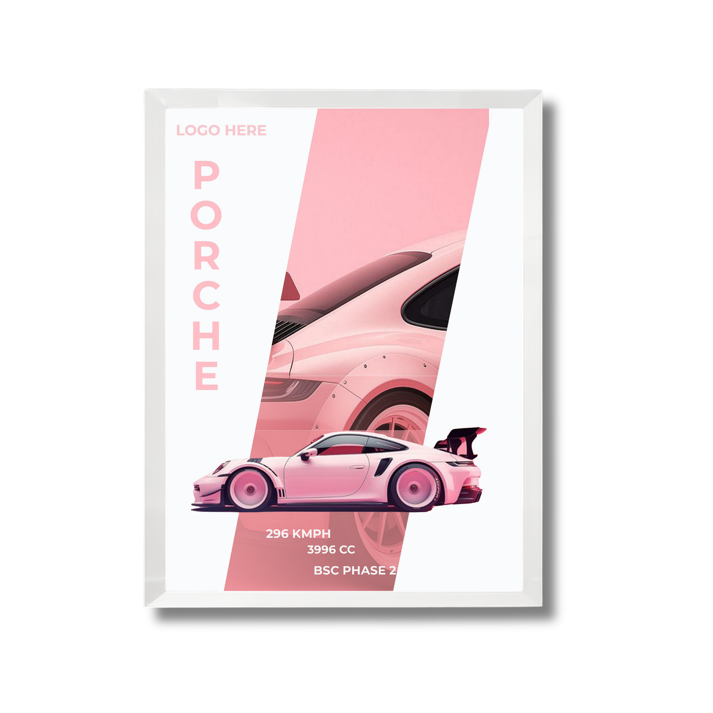 Pink Porsche Poster #61