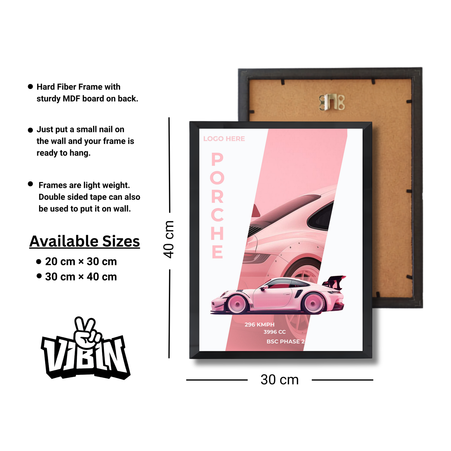 Pink Porsche Poster #61