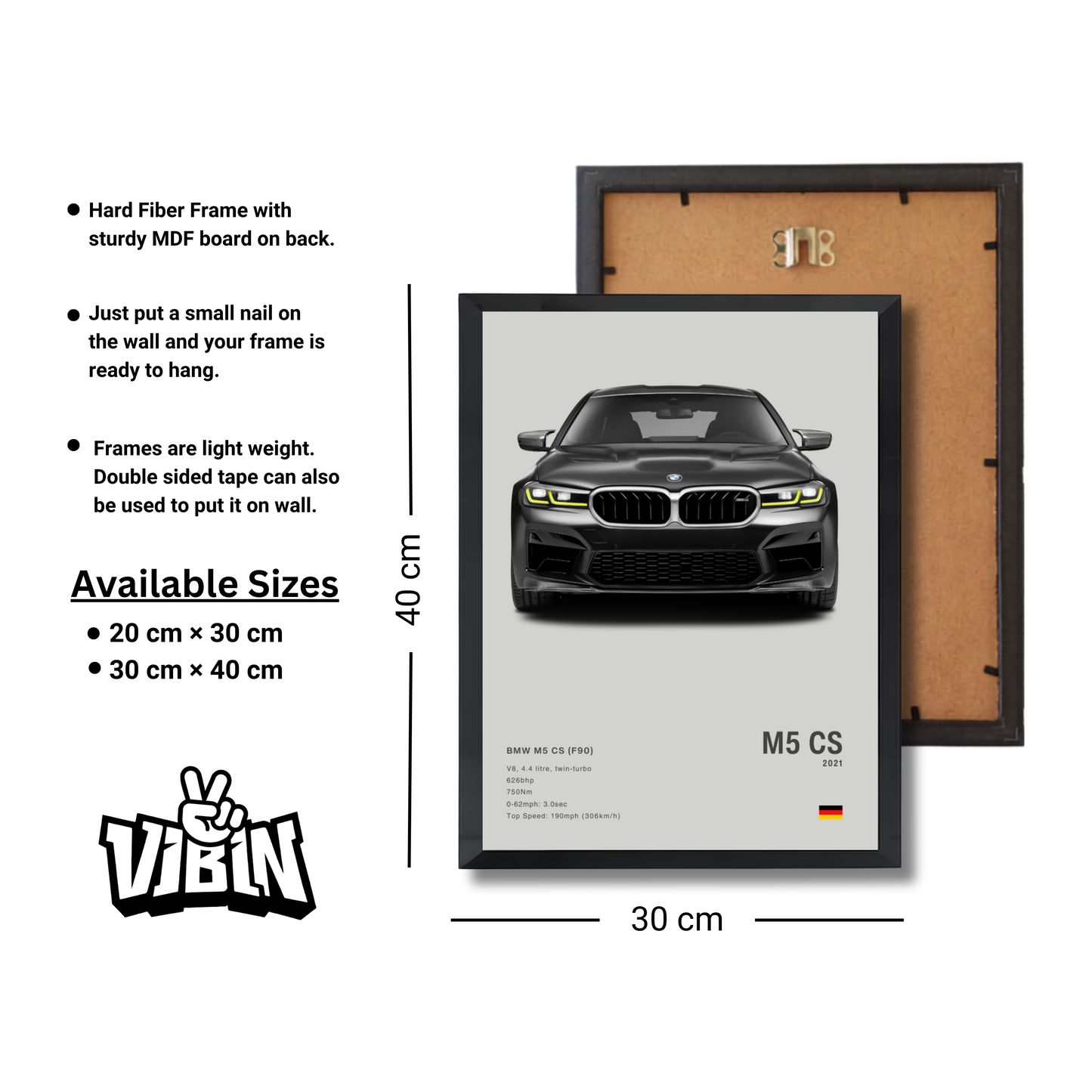 Black BMW M5 poster #69
