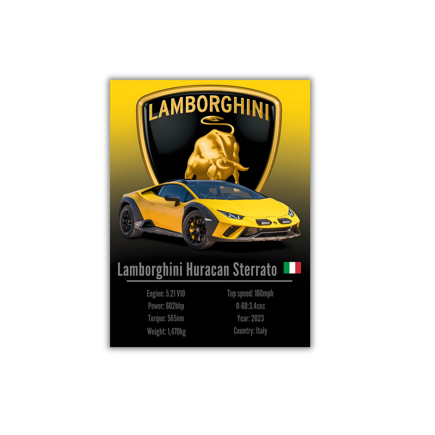 Lamborghini Huracan Sterrato poster #80