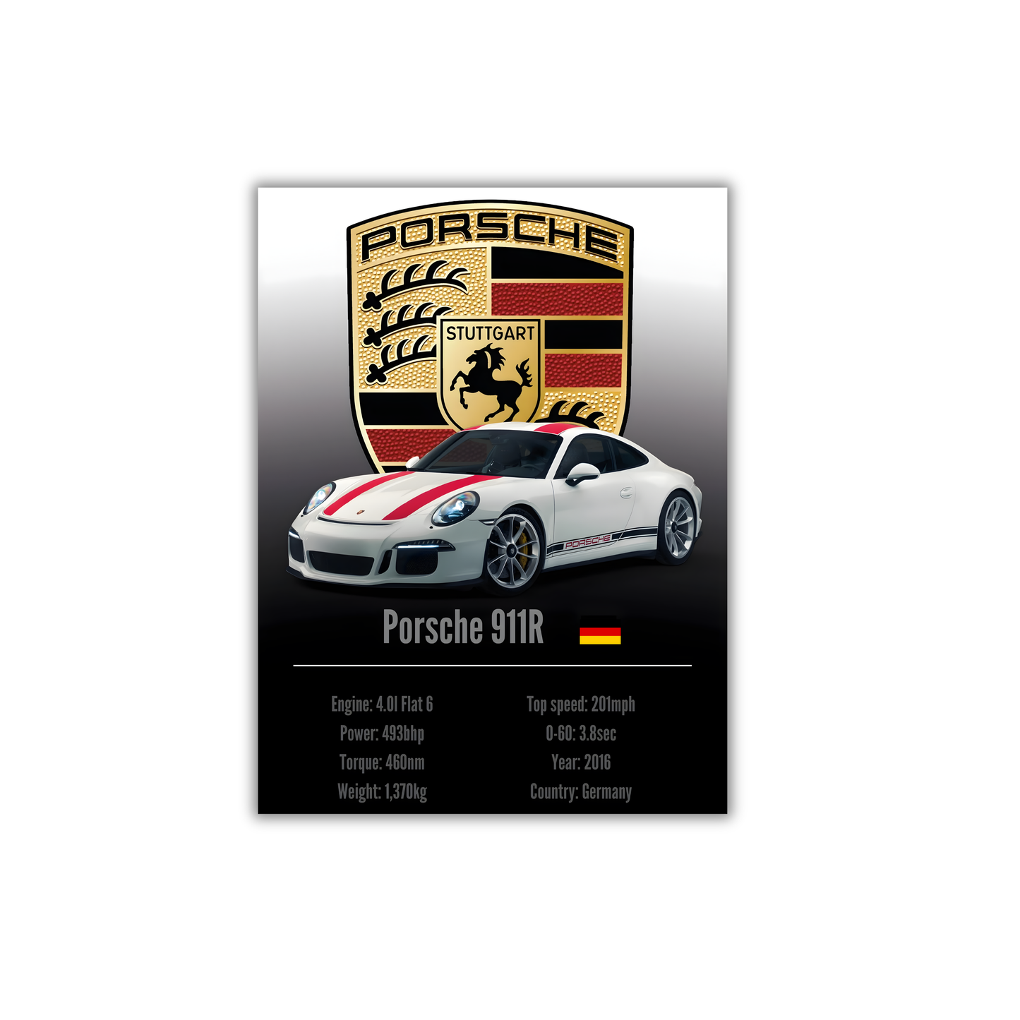 Porsche 911R Poster #84