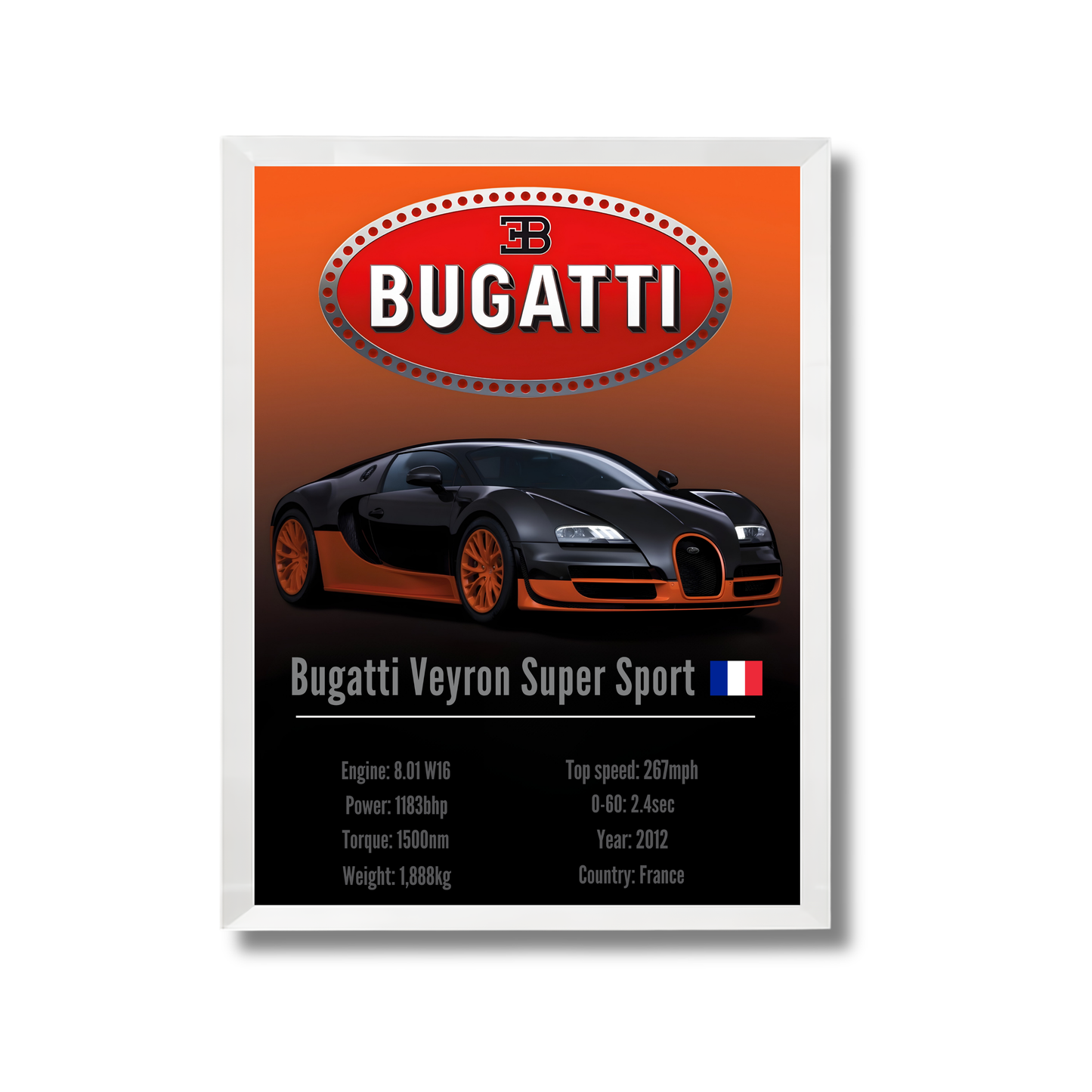 Bugatti Veyron Super Sport Poster #85