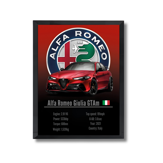 Alfa Romeo Giulia GTAm Poster #86