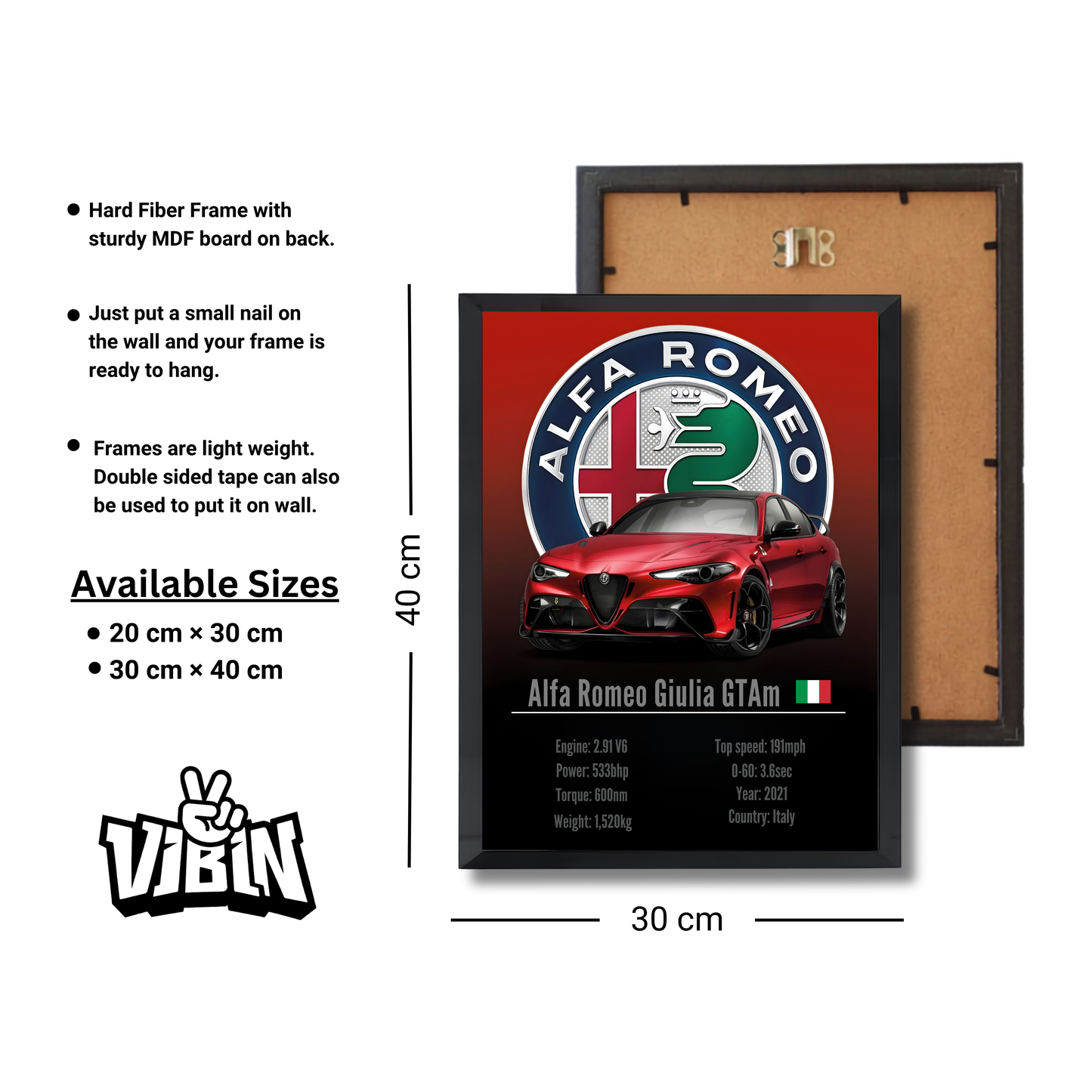 Alfa Romeo Giulia GTAm Poster #86