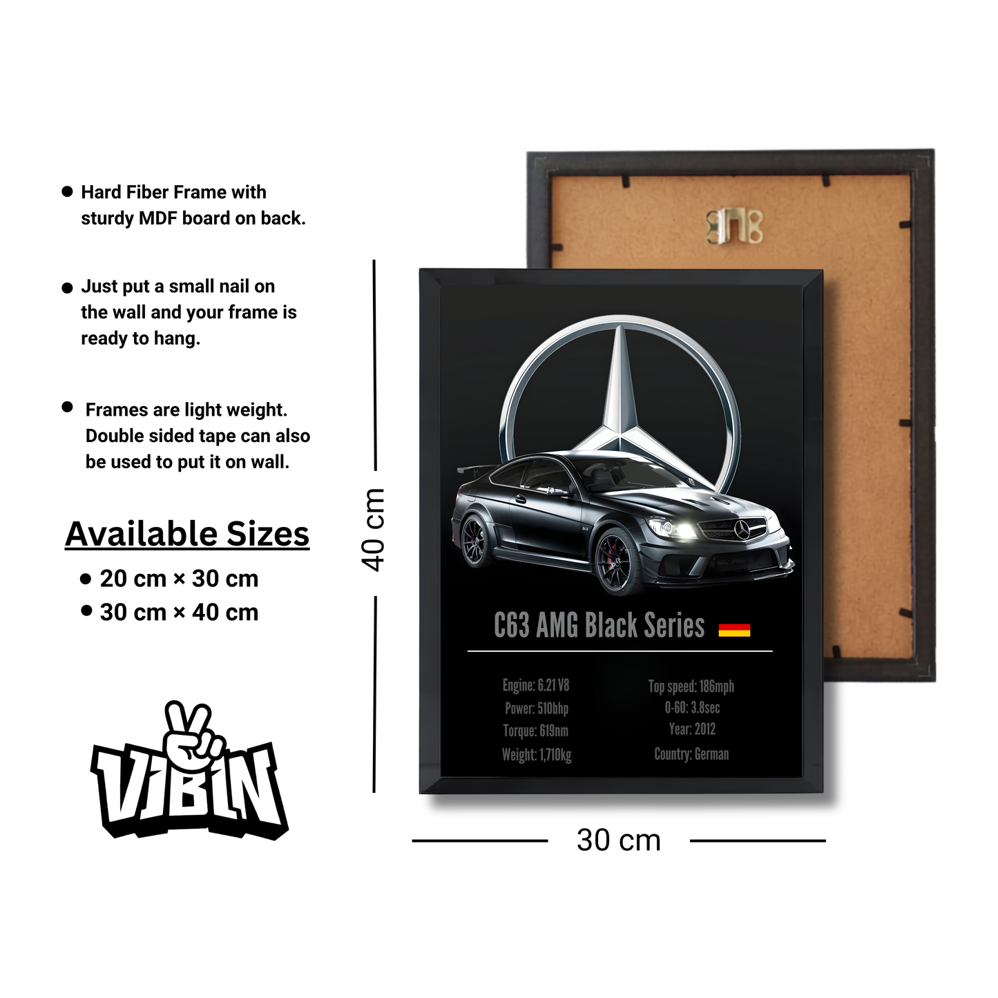 C63 AMG Black Series Poster #92