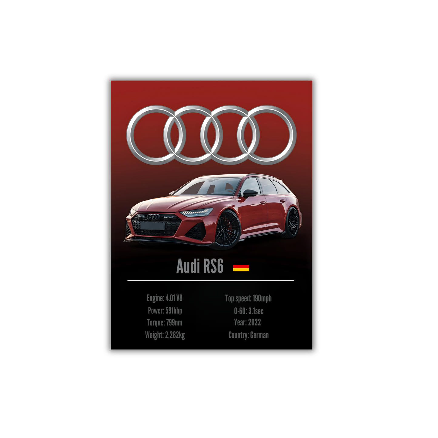 Audi RS6 Poster #93