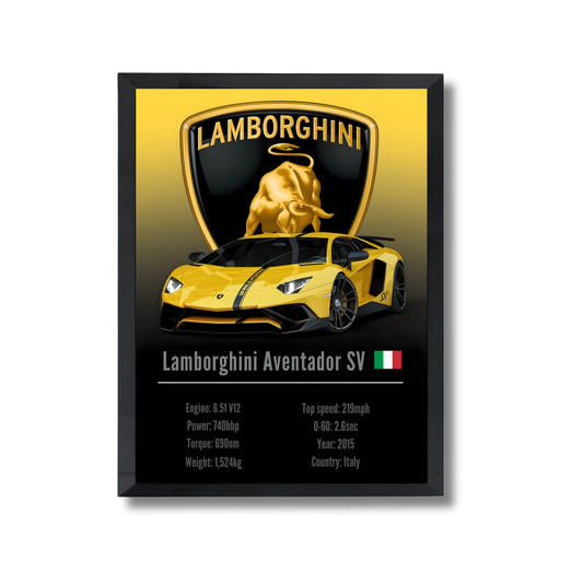 Lamborghini Aventador SV Poster #94