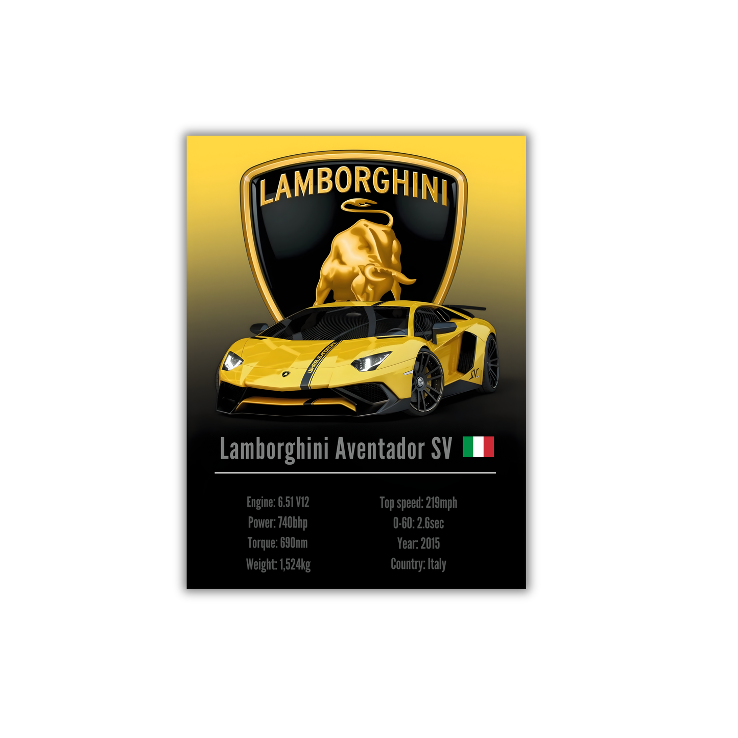 Lamborghini Aventador SV Poster #94