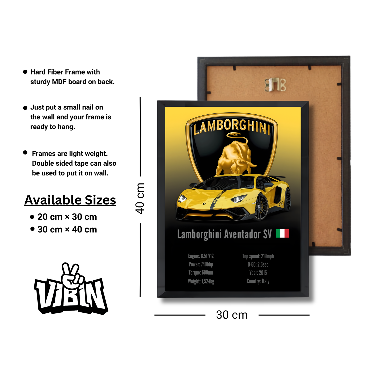 Lamborghini Aventador SV Poster #94