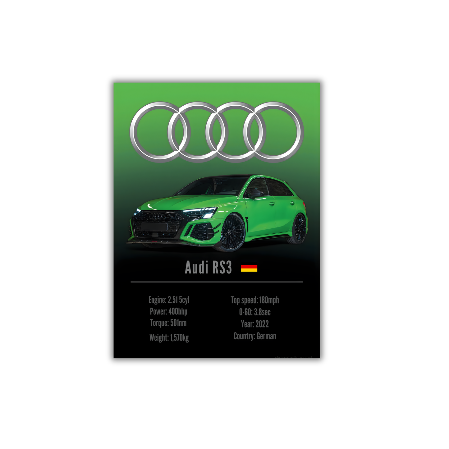 Audi RS3 Poster #99