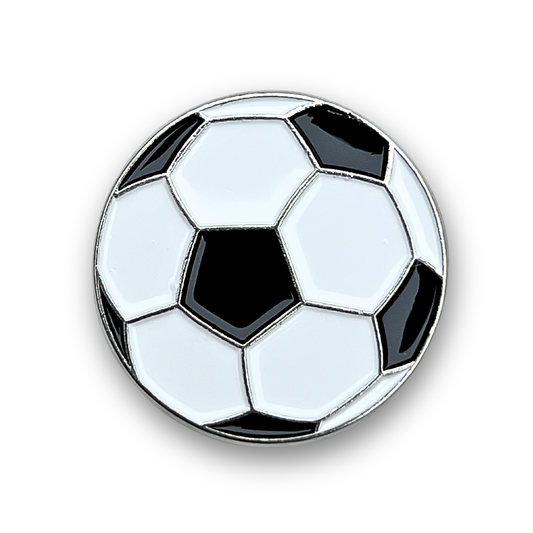 Soccer ball Metal Phone Sticker With 3M Sticky Backing