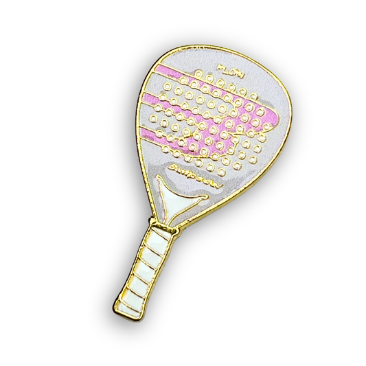 PADEL (PINK) RACKET Metal Phone Sticker With 3M Sticky Backing