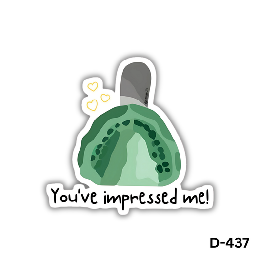 You've impresses me! sticker(D-437)