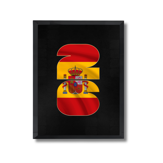 Spain FIFA World Cup 2026 Football Poster