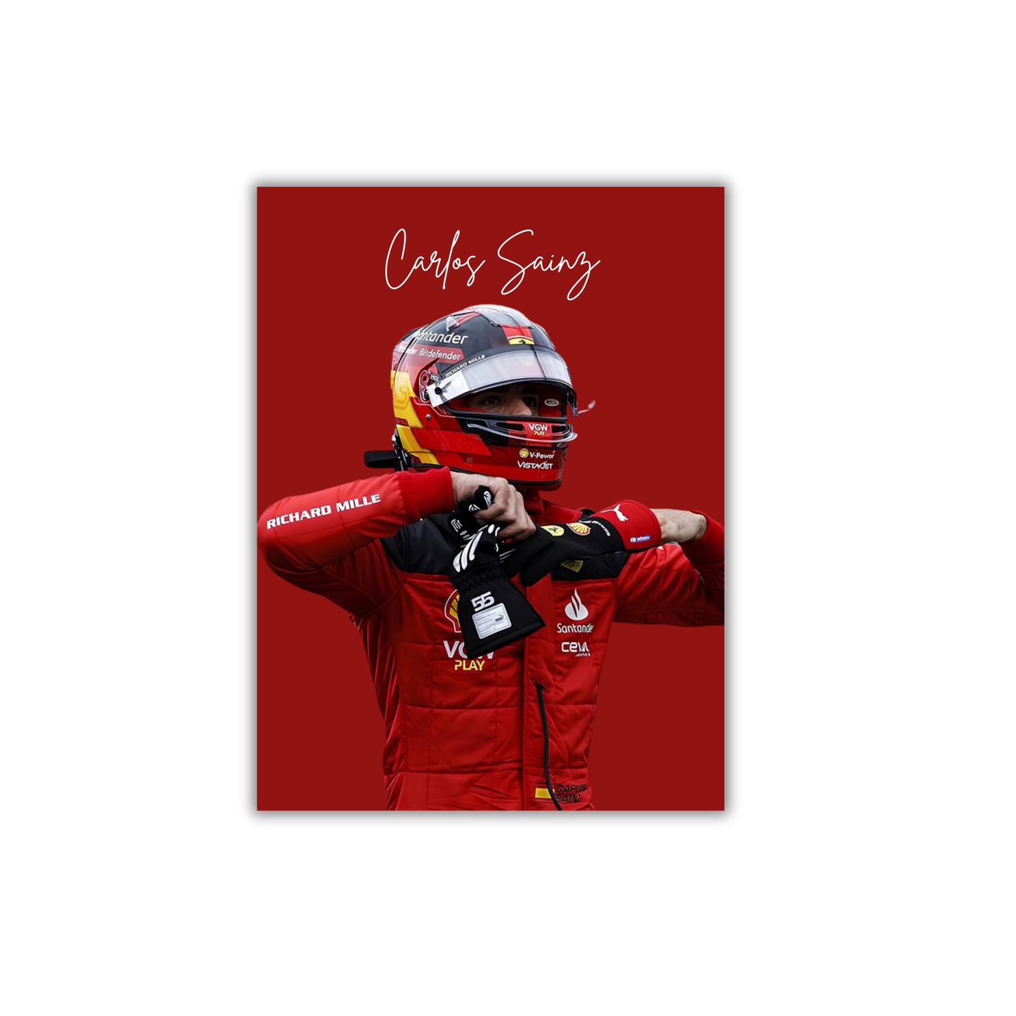 Carlos Sainz Formula 1 Poster #707