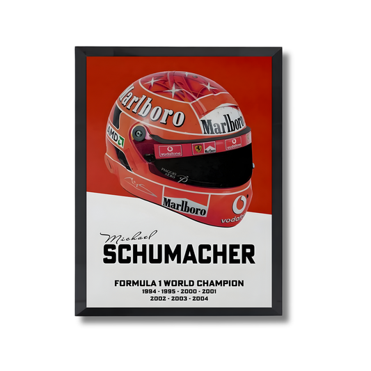 Michael Schumacher F1 Helmet  Formula 1 Poster #708