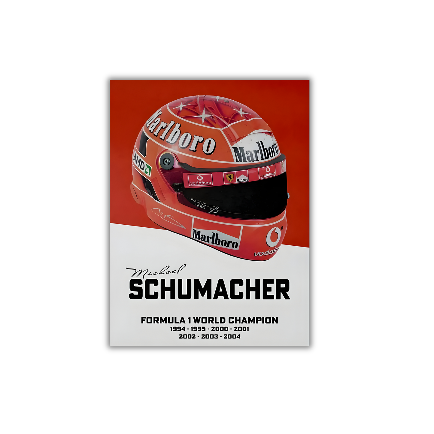 Michael Schumacher F1 Helmet  Formula 1 Poster #708