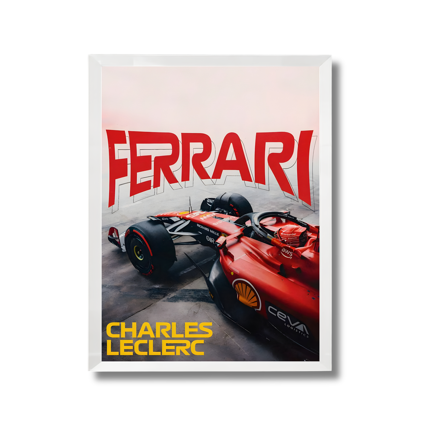 Charles Leclerc and the Ferrari SF-24 Formula 1 Poster #715