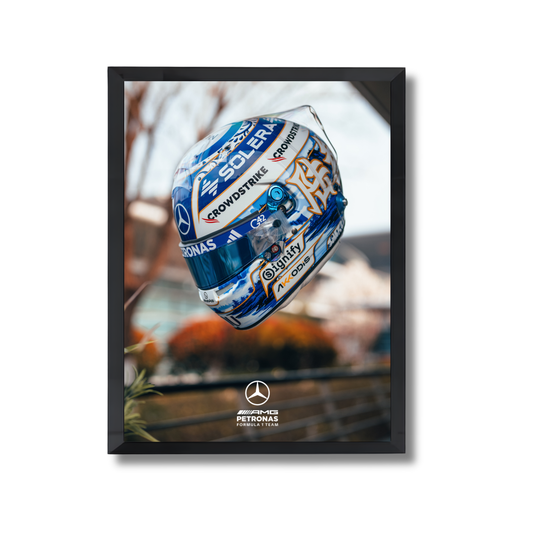George Russell helmet Formula 1 Poster #717