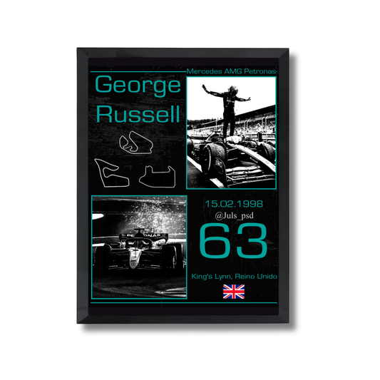 George Russell -Mercedes-AMG PETRONAS F1 Poster #777