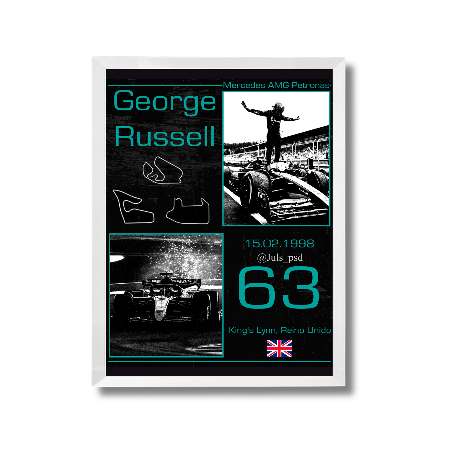 George Russell -Mercedes-AMG PETRONAS F1 Poster #777