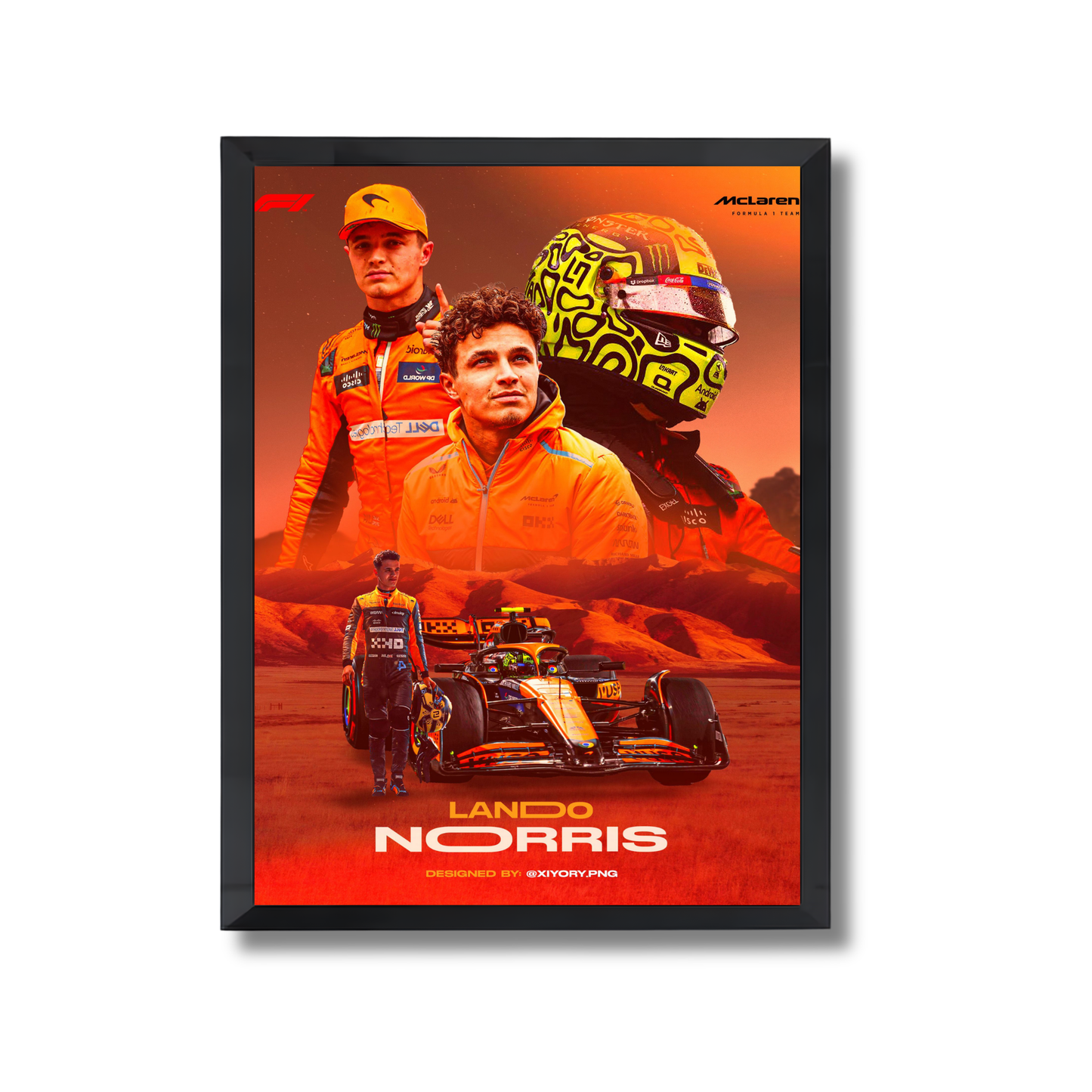 Lando Norri -McLaren F1 team. F1 Poster #779
