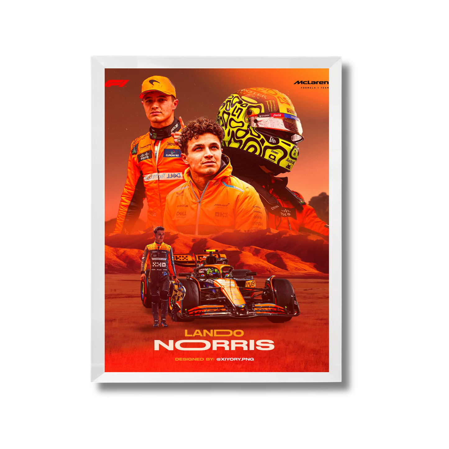 Lando Norri -McLaren F1 team. F1 Poster #779