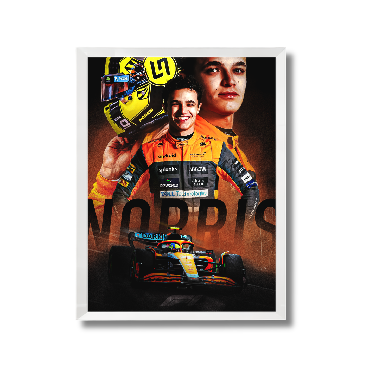 Lando Norri -McLaren F1 team. F1 Poster #780