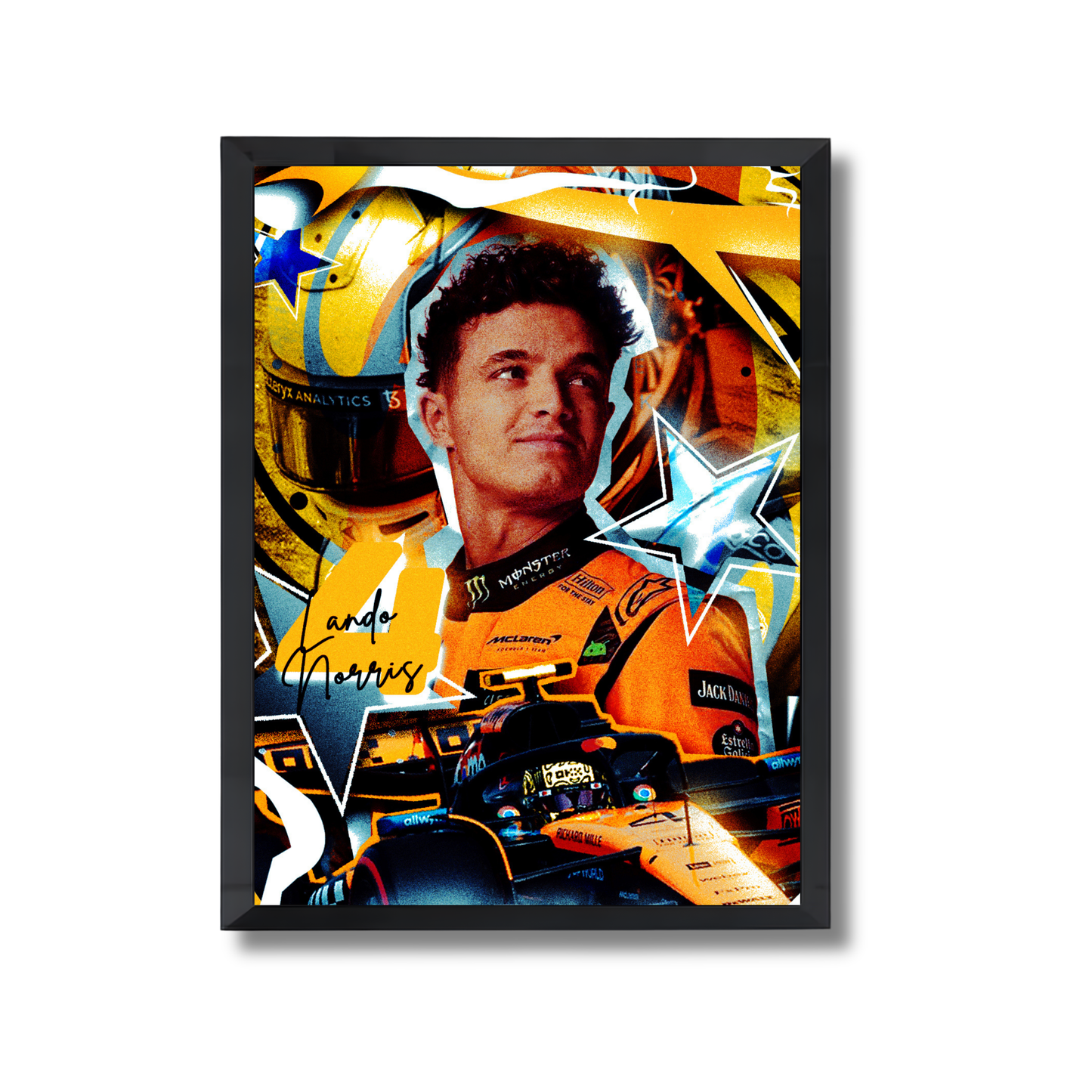 Lando Norri -McLaren F1 team. F1 Poster #781