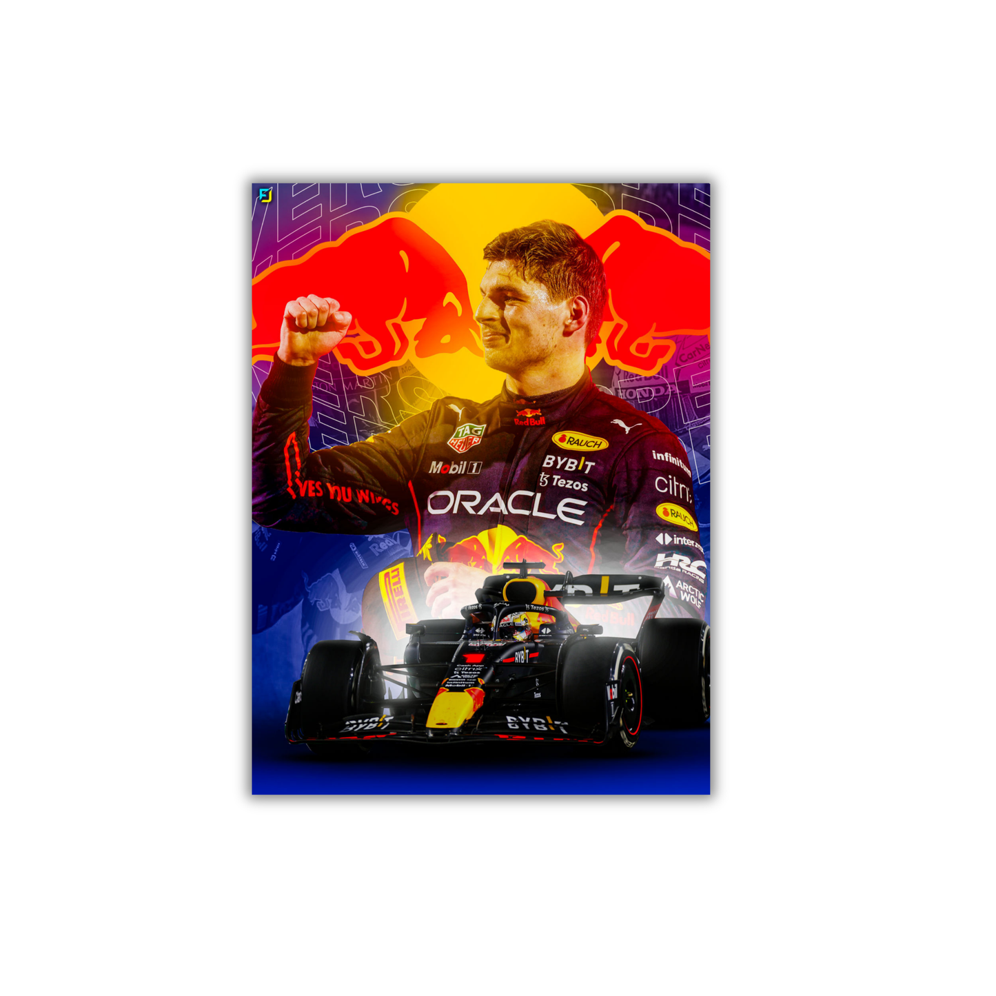 Max Verstappen F1 Poster #783