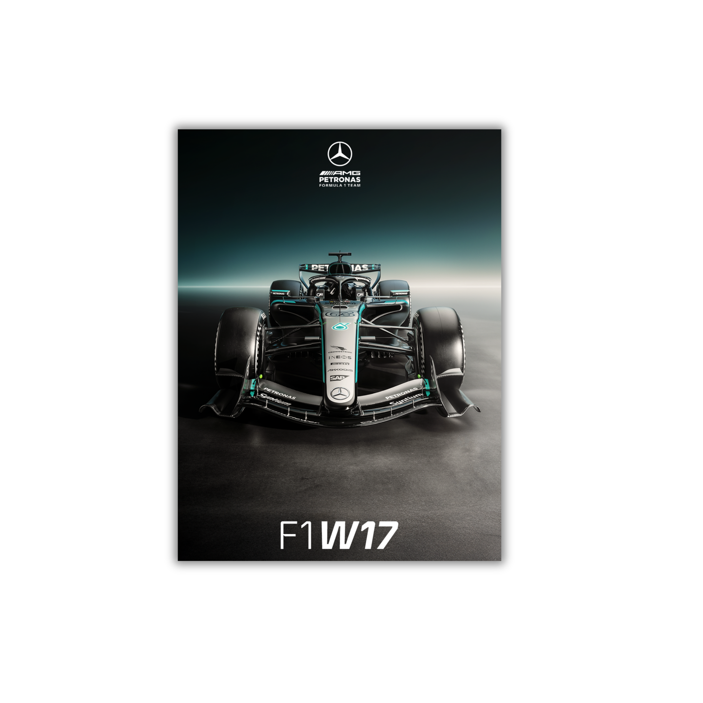 Mercedes-AMG PETRONAS F1 Team W17 Formula 1 Poster #721