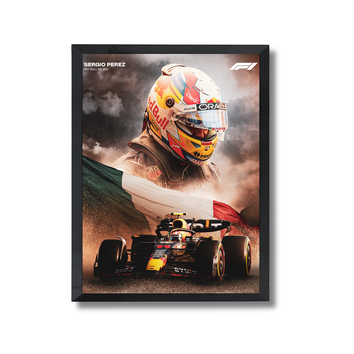 Sergio Pérez of the Oracle Red Bull Racing team. Formula 1 Poster #747