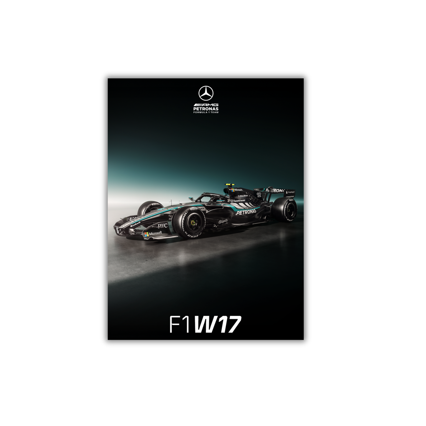 Mercedes-AMG PETRONAS F1 Team W17 Formula 1 Poster #722