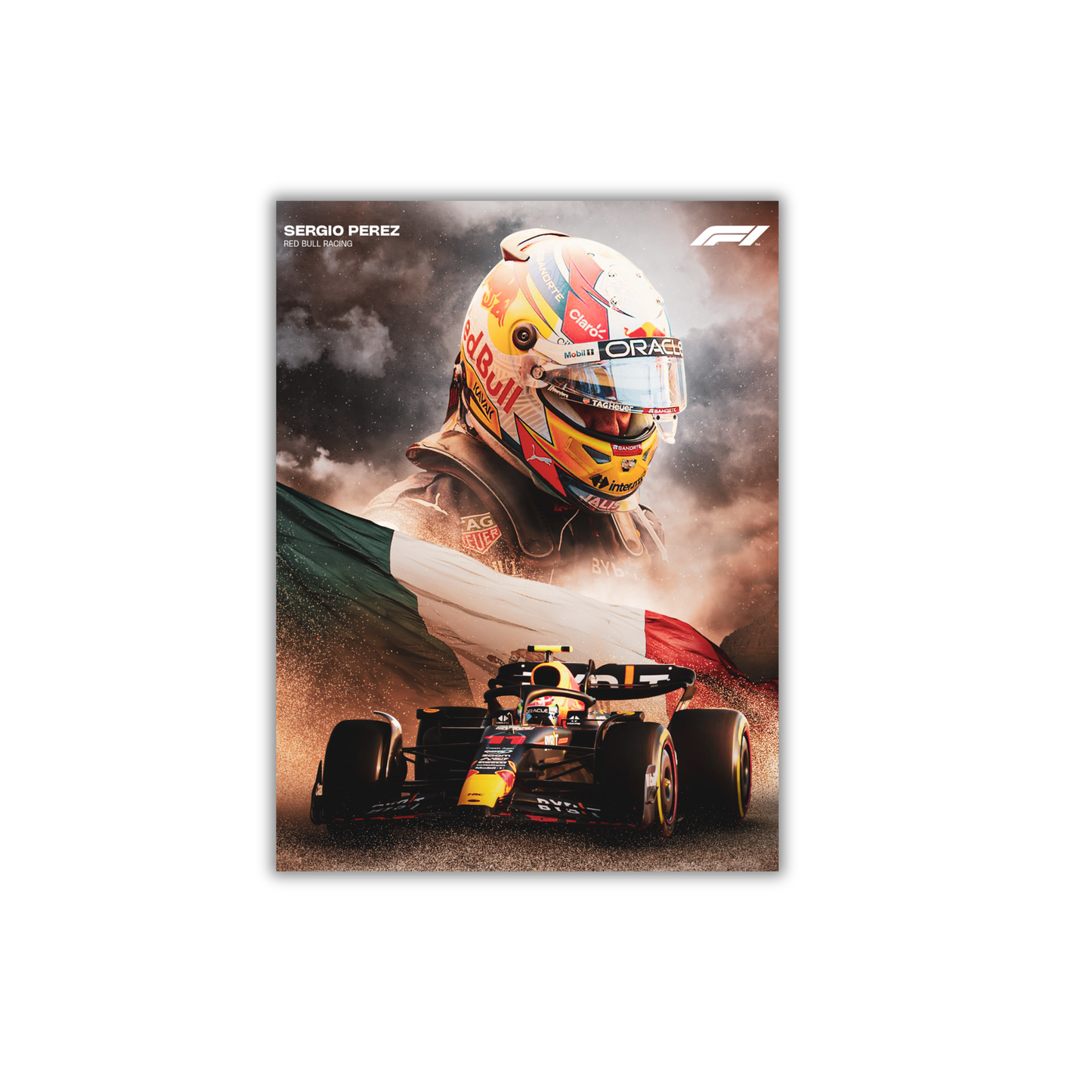 Sergio Pérez of the Oracle Red Bull Racing team. Formula 1 Poster #747