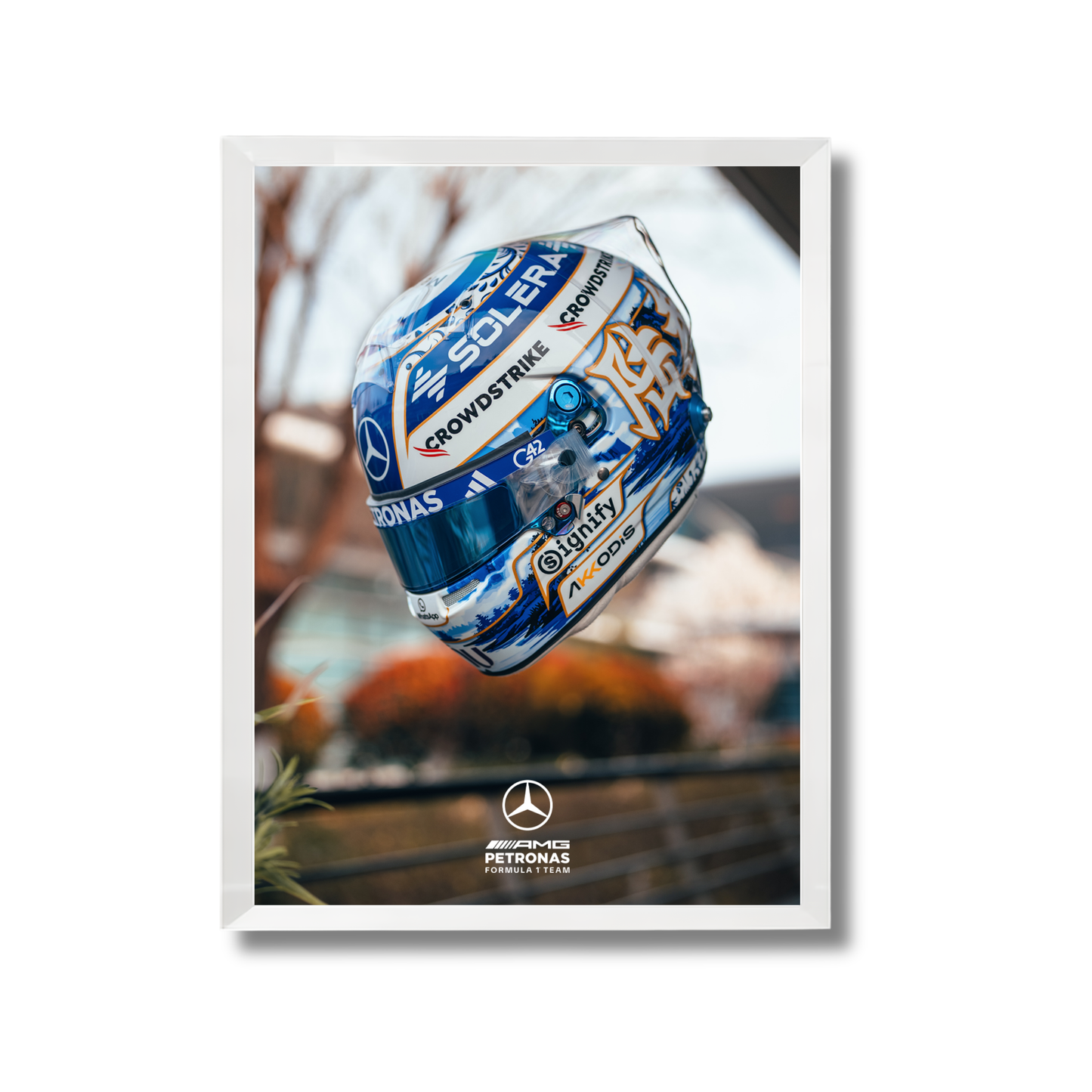 George Russell helmet Formula 1 Poster #717