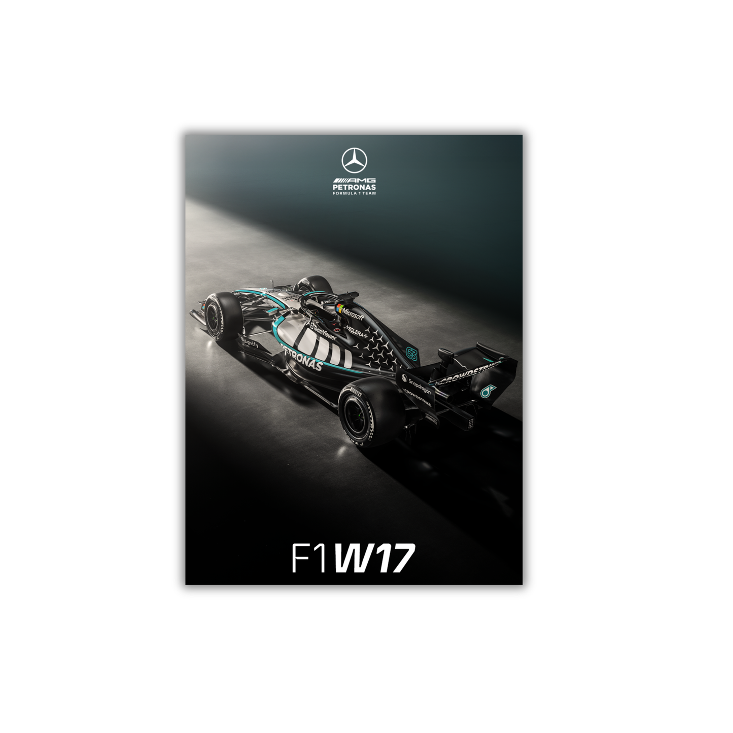 Mercedes-AMG PETRONAS F1 Team W17 Formula 1 Poster #723