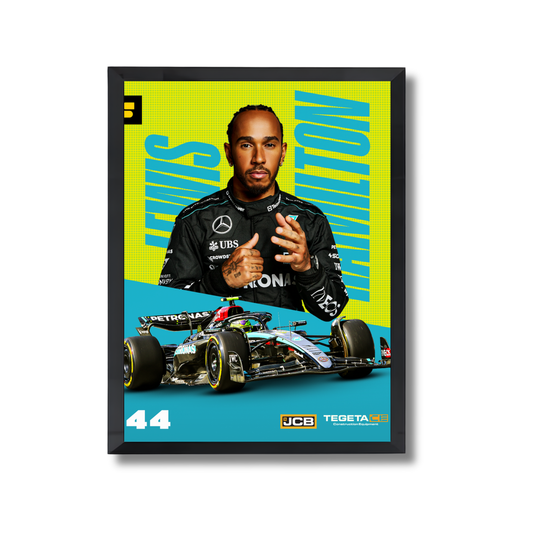 seven-time Formula 1 World Champion Lewis Hamilton. Formula 1 Poster #751