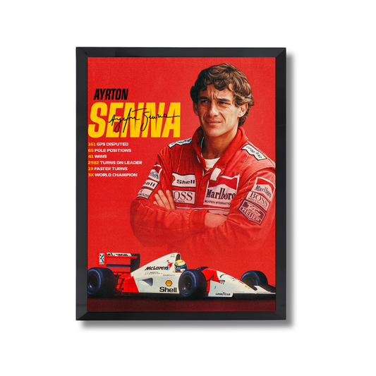 Ayrton Senna Formula 1 Poster #754