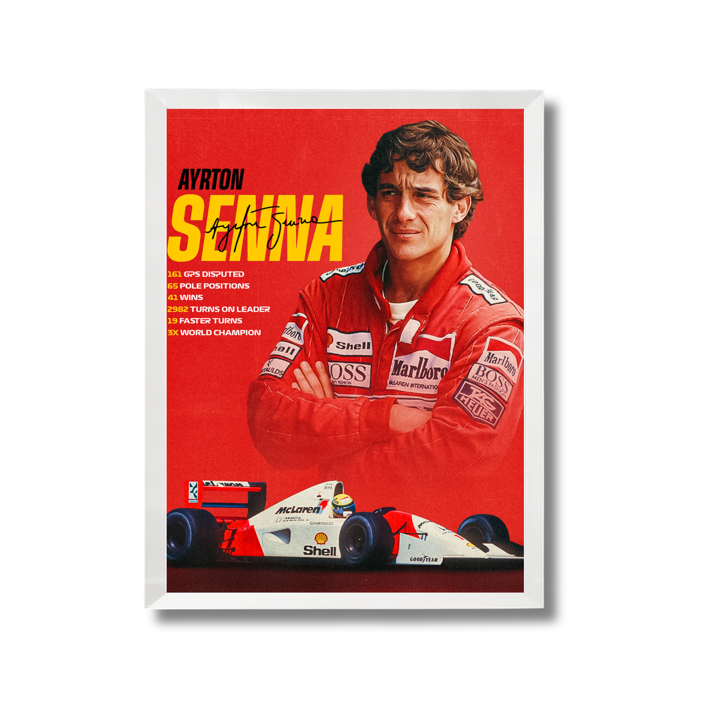 Ayrton Senna Formula 1 Poster #754