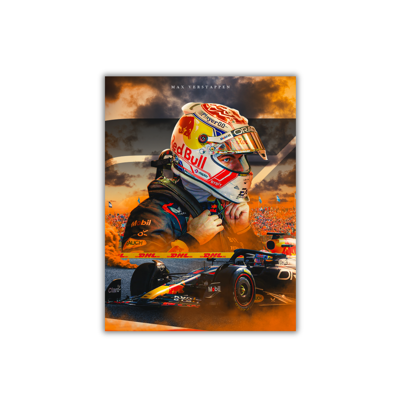 Red Bull Racing driver Max Verstappen. Formula 1 Poster #742