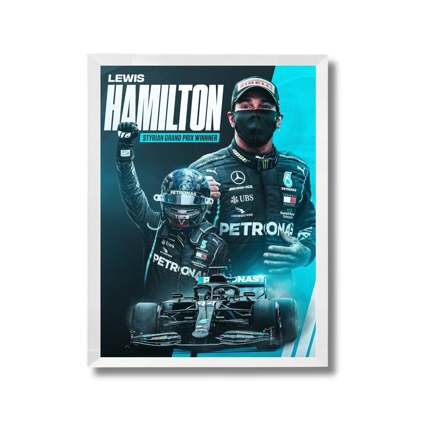Lewis Hamilton-Mercedes-AMG Petronas F1 Team. Formula 1 Poster #756