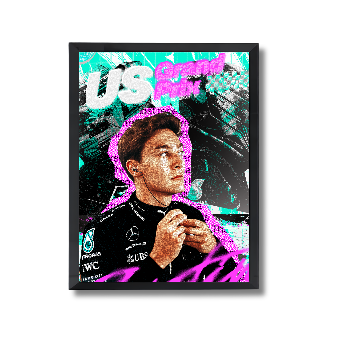 George Russell for the Mercedes-AMG PETRONAS F1 Team, Formula 1 Poster #735
