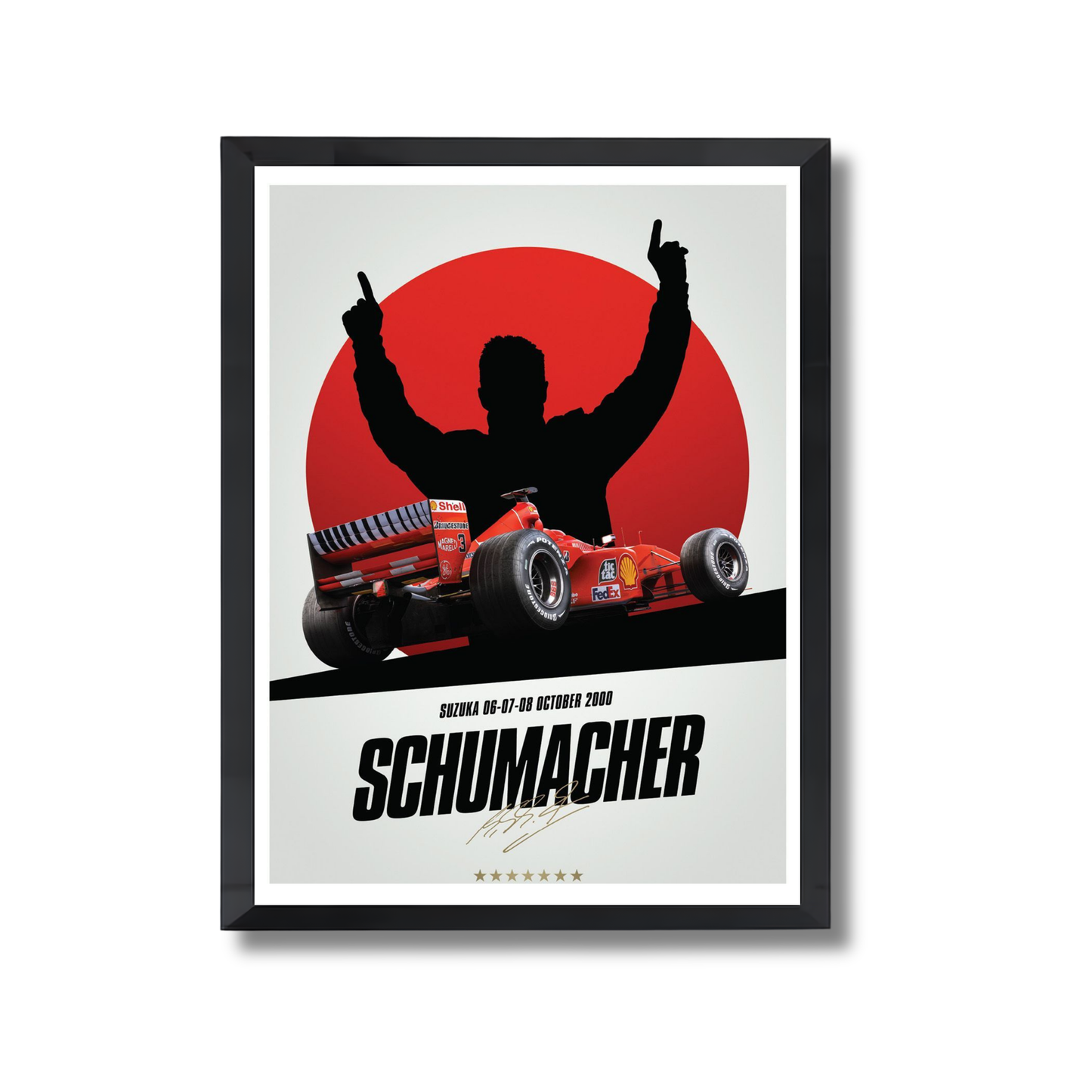 Ferrari F1-2000 Michael Schumacher 2000 F1 World Championship Winner - Japan Suzuka #760