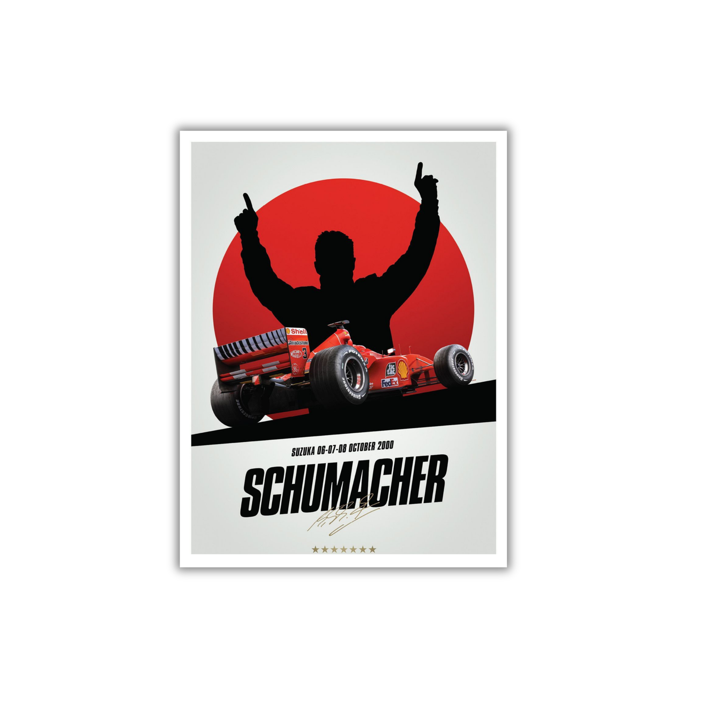 Ferrari F1-2000 Michael Schumacher 2000 F1 World Championship Winner - Japan Suzuka #760