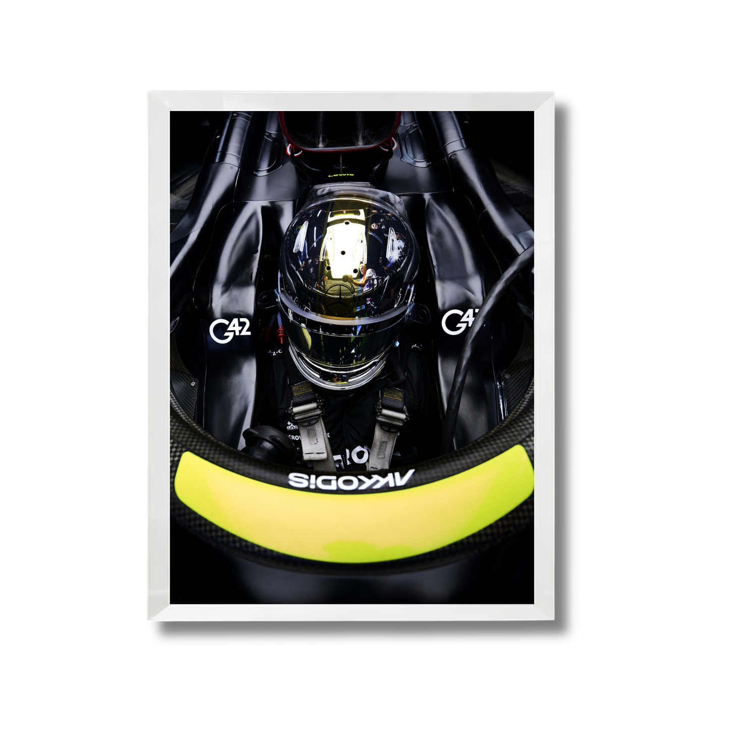 Lewis Hamilton in the cockpit of his Mercedes-AMG Petronas  Formula 1 Poster #736