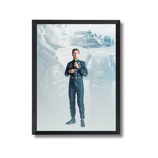 George Russell for the Mercedes-AMG PETRONAS F1 Team. Formula 1 Poster #737