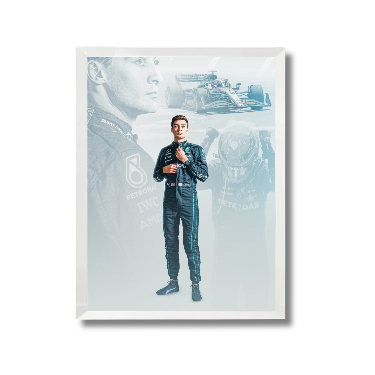 George Russell for the Mercedes-AMG PETRONAS F1 Team. Formula 1 Poster #737