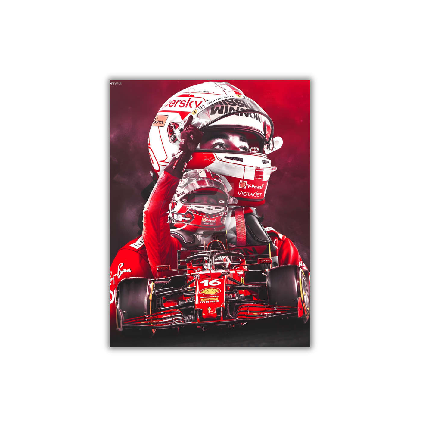 Charles Leclerc Monaco Formula 1 Poster #762